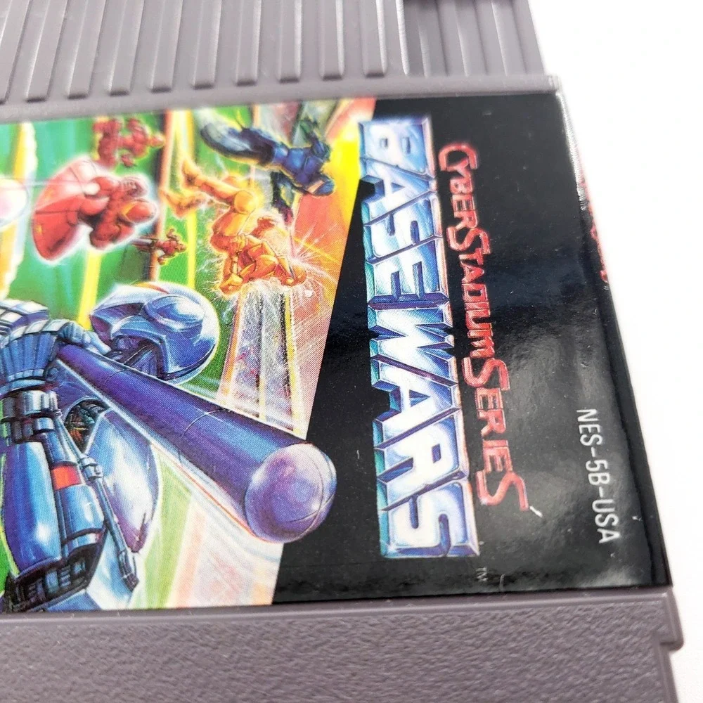 Cyber Stadium Series: BaseWars Nintendo NES Authentic w/ Manual Mint Label Works